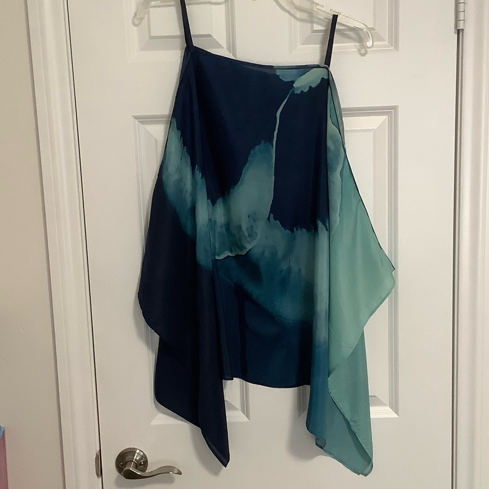 Lafayette 148 New York Blue and Teal Tunic